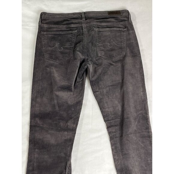 AG‎ Adriano Goldschmied The Stevie Slim Straight Corduroy Brown Pants Size 27 - Picture 7 of 9